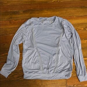 Sweat & Milk, Light Blue Long Sleeve Nursing friendly active Top